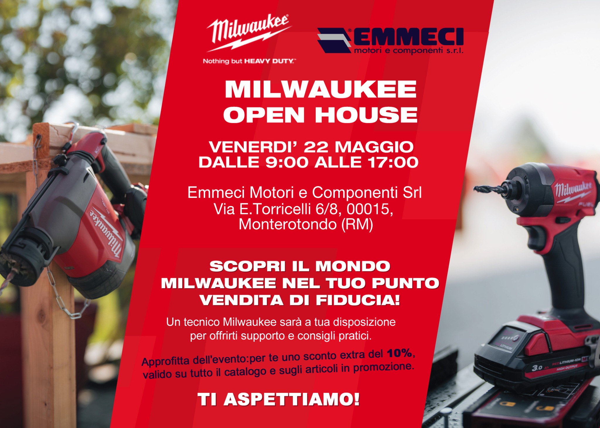 Invito Open House MILWAUKEE 22 Maggio 2026